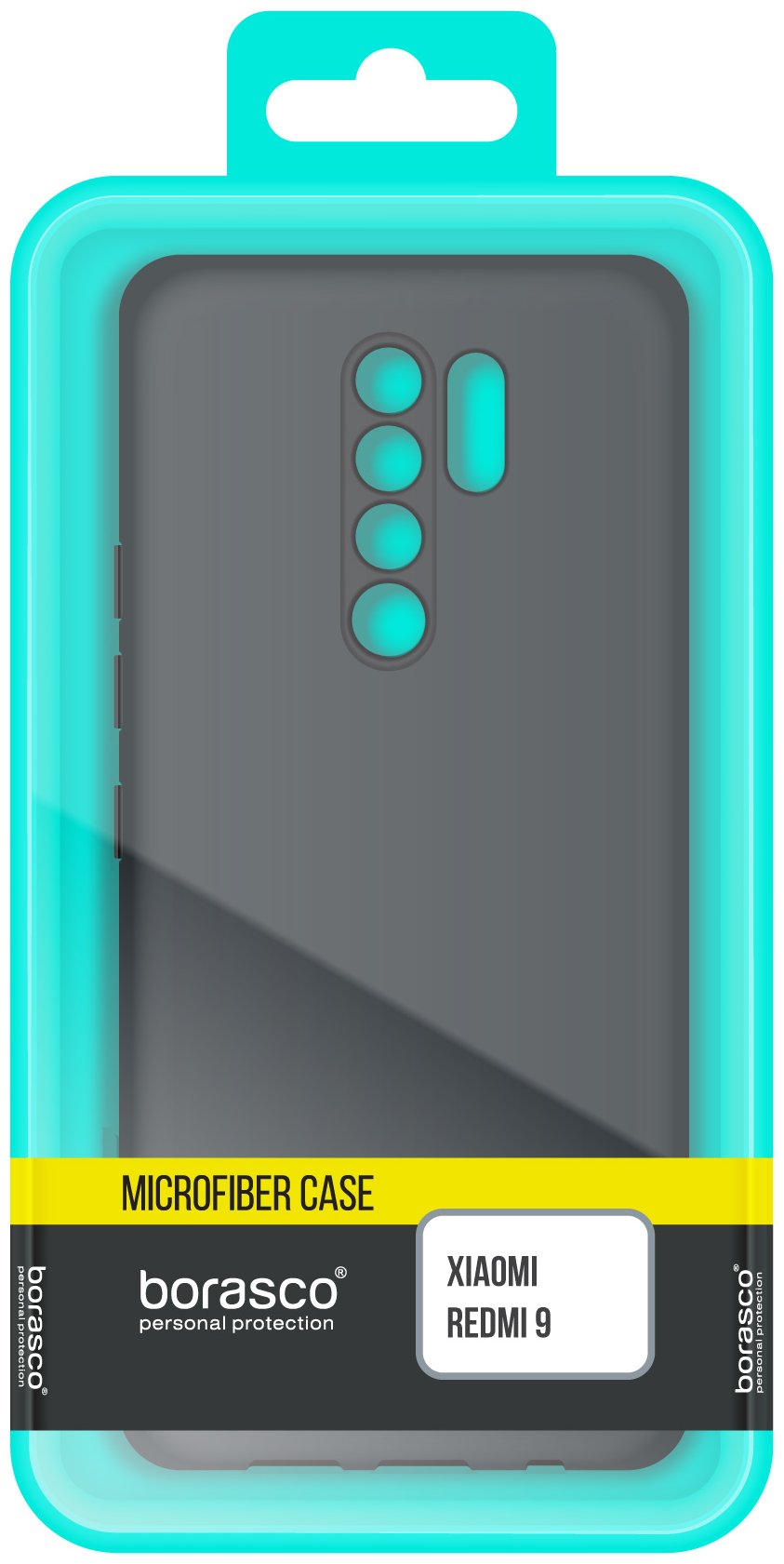 Чехол для смартфона BoraSCO Microfiber для Xiaomi Mi 10T черный